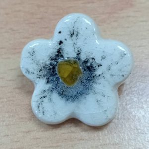 Ceramic Flower Brooch