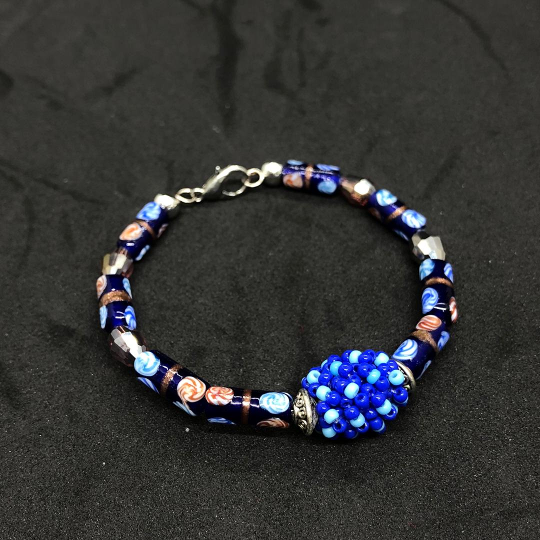 Kabo Ceramic and Glass Beads Bracelet