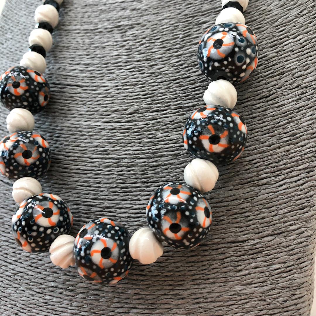 Borneo Orang Ulu Ceramic Beads