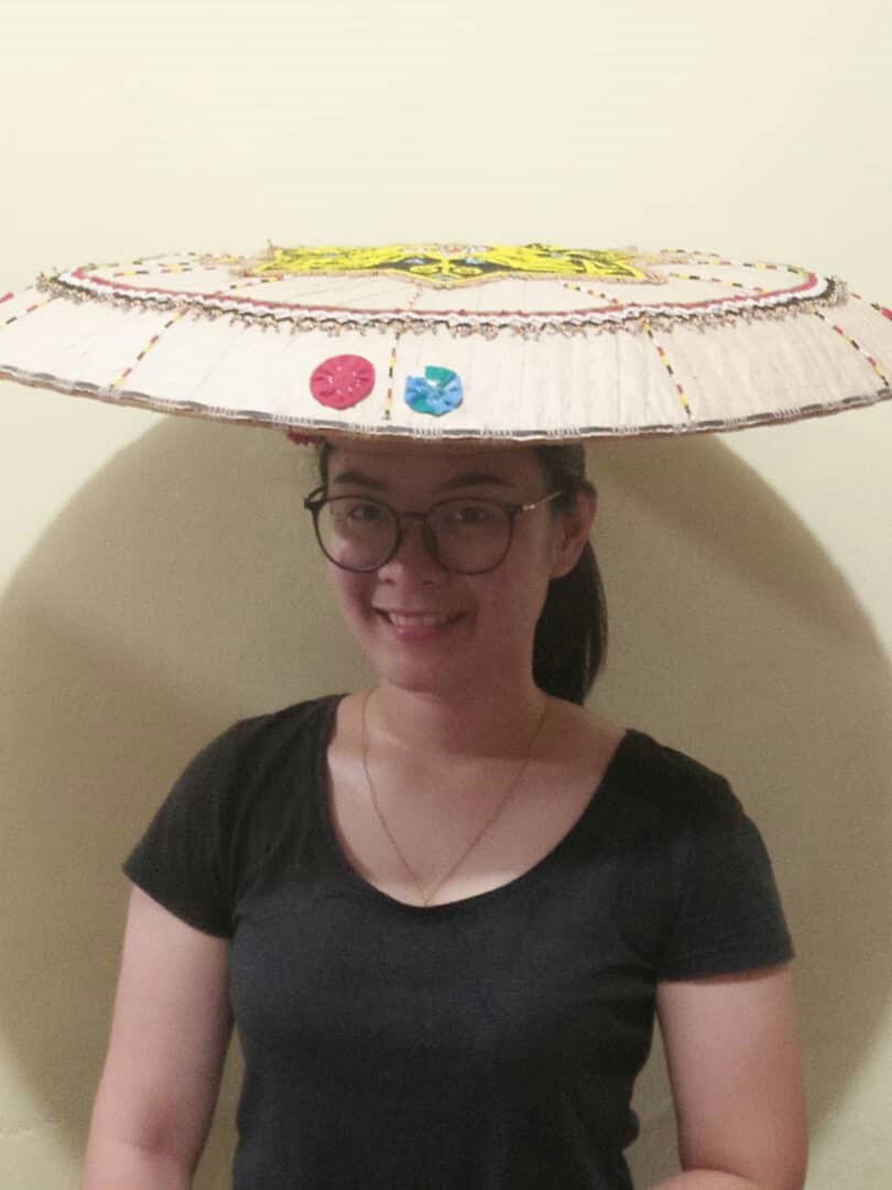 Topi Dayak Kenyah (Borneo Hat) Sa'ung