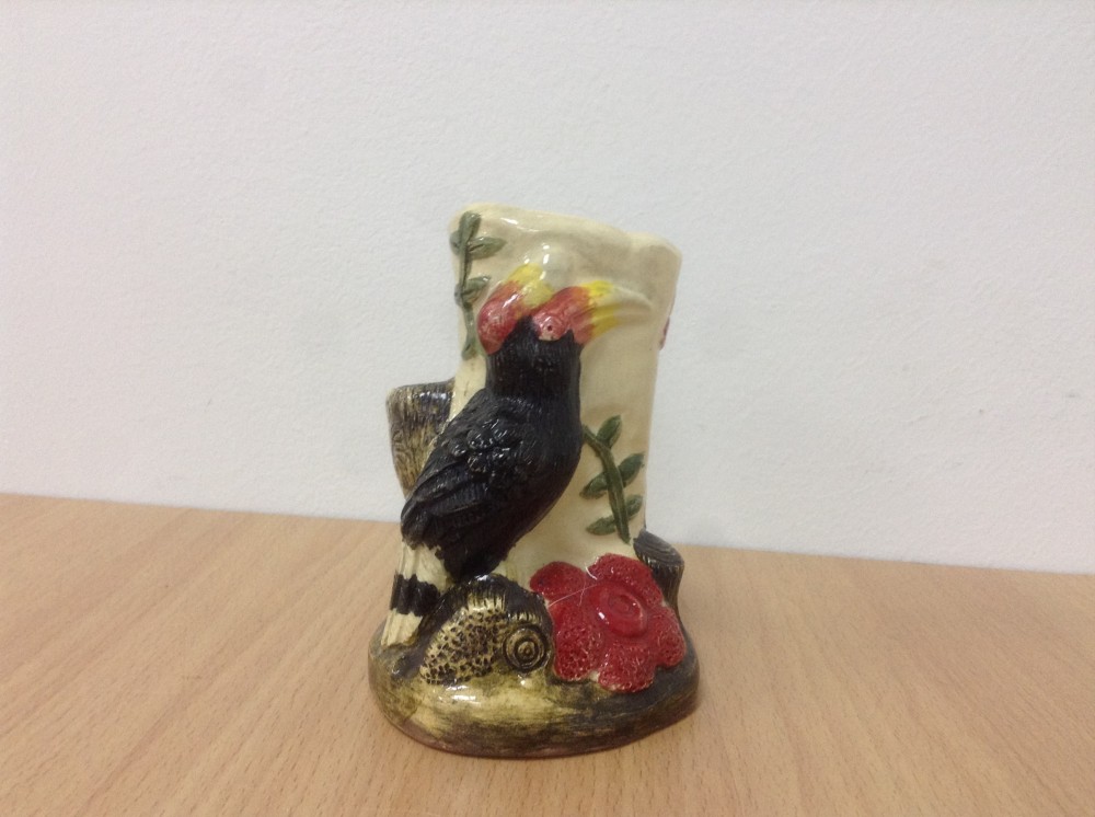 Hornbill Pen holder Ceramic