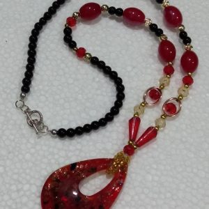 Pendant Necklace(Red)