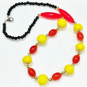 Ceramic Necklace(Yellow)