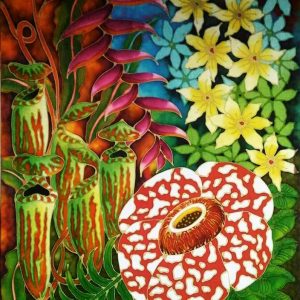 Flora Paradise - Batik Painting