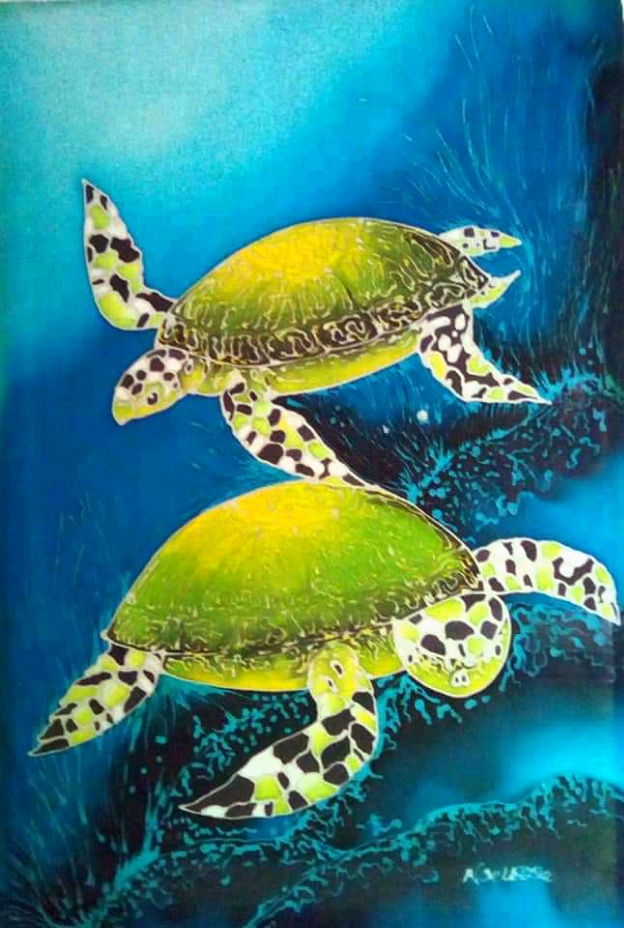 Turtle Batik Painting