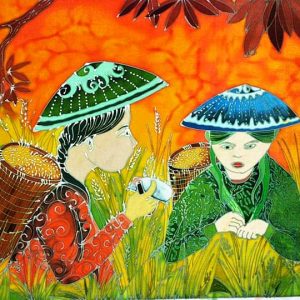 Harvest Paddys - Batik Painting