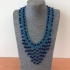 Borneo Iban Necklace (Navy Blue Beads)